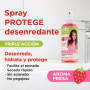 OTC Antipiojos - Spray Démêlant Protect - Arôme de Fraise - Protège Contre les Poux, Démêle et Hydrate les Cheveux - Usage Quoti