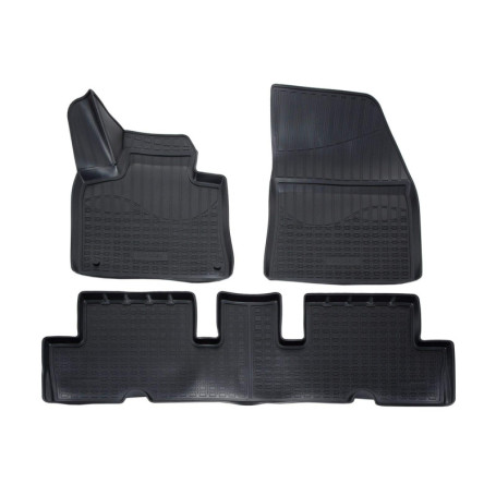 J&J AUTOMOTIVE | Tapis De Sol en Caoutchouc TPE Toutes Saisones pour C4 Grand Picasso Depuis 2014 / Grand Spacetourer Depuis 201