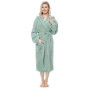Arus Pandora, Peignoir de bain, longueur mollet, taille femme: XL, taille unisexe: L-XL, Vert clair