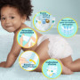 Pampers Premium Protection Taille 3, 30 Couches, 6kg-10kg, Double Protection Pour La Peau Et Contre Les Fuites