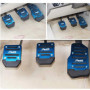 3 Pièces Pédales de Frein de Voiture antidérapantes, Couvre-Pédale d'Embrayage Lot de Couvre-pédales de Voiture en Alliage d’alu