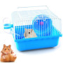 Cage de Voyage Portable pour Hamster et Petit Animal - Villa Translucide en Plastique pour Gerbille et Souris (23x17x15cm)