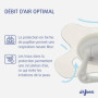 Difrax Tétine 6-18 Mois Natural – Sucette Naissance avec Tétine Silicone - Facile à Accepter - un Apport Optimal d'Air – Tutute 