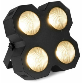 BeamZ SB400 - Blinder LED COB, Projecteur de Scène et Stroboscope, 4x LED Couleur Blanc 50W, DMX 8 Canaux, Activation au Son ou 