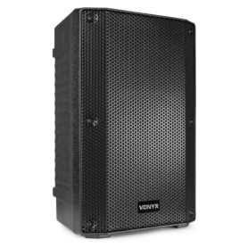 VONYX VSA10BT Enceinte Active 500W Amplifiée avec Bluetooth et MP3, Lecteur Multimédia, Port USB, Affichage LCD, Amplificateur I