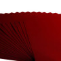 vaessen creative Florence Papier Cartonné, Rouge (Rubis), 216g, Carré, 30,5 x 30,5 cm, 20 Feuilles, Surface Texturée, pour Peind