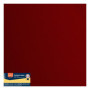 vaessen creative Florence Papier Cartonné, Rouge (Rubis), 216g, Carré, 30,5 x 30,5 cm, 20 Feuilles, Surface Texturée, pour Peind