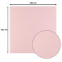 Florence Papier Cartonné en Lin Rose 250 g – Papier Scrapbooking 30,5 x 30,5 cm – Papier Cartonné Couleur – Invitations Élégante