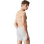 Calvin Klein Homme Lot de 3 Boxers en Coton Extensible - Blanc/Gris/Noir - Taille XL