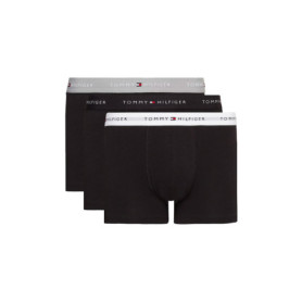 Tommy Hilfiger Boxer Homme Lot de 3 Slip Homme Sous-Vêtement, Multicolore (Grey Heather/Black/White), XL