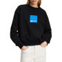 KARL LAGERFELD JEANS Femme Sweat À Logo Encadré Coupe Classique, Noir, M
