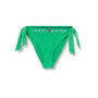 Tommy Hilfiger Side Tie Cheeky Bikini Uw0Uw04497 Attache latérale, Green (Radiant Green), L Femme