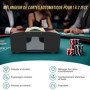 Vonsera Mélangeur de Cartes Électronique Automatique, Trieur pour 1 à 2 Jeux, Distributeur de Cartes pour Jeux de Type UNO, Poke