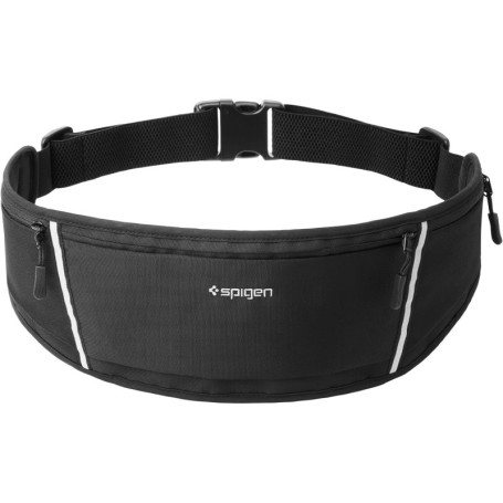 Spigen Sac Banane Ceinture Running 3 Pochette Réglable Etanche - Noir