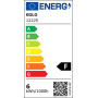 Eglo connect.z Ampoule LED E27 connectée, G125, ZigBee, contrôlable par appli et commande vocale, dimmable, blanc chaud, 650 lum