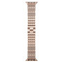 Swarovski Bracelet princesse scintillant, pour Apple Watché 40 mm et 41 mm, ton doré rose, finition doré rose