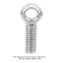 YWBL-WH 20 Pièces Boulon à œil de Levage M6 304, épaule de Machines en Acier Inoxydable, Vis Fisheye avec Vis à Anneau, Visser, 