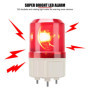 Stroboscope clignotant, balise d'avertissement à LED, voyants d'avertissement à LED rouges 220V Système d'alarme acousto-optique