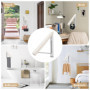 Hapivida Cintre Pliant Mural, Porte-Vêtements Rétractable Multifonctionnel en Aluminium, pour Buanderie, Chambre, Salle de Bains