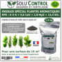 1,5 kg - Engrais Spécial Plantes Aromatiques NPK 6-3-6 - Favorise un feuillage dense, intensément parfumé et vigoureux - Utilisa