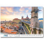 Calendrier mural suisse 2026 au format DIN A3 - Calendrier de voyage - Photos - Cadeau de Noël ou d'anniversaire - Calendrier me