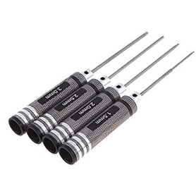 Xrten Tournevis Hexagonal(3.0mm 2.5mm 2.0mm 1.5mm), Metal Hex Cle Douille Tournevis Cle pour Les modeles