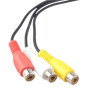 Futheda Câble répartiteur audio prise mâle 3,5 mm vers 3 RCA femelle, câble audio stéréo audio vidéo auxiliaire (rouge/jaune/bla