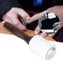 Marteau de poinçon en cuir professionnel avec maillet en cuir double tête Leathercraft avec manche en bois pour l'artisanat en c