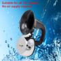 YIYIDA Klaxon électrique pour voiture Car Horn Noir 150DB Voiture Corne Voiture Corne air klaxon camion corne haut-parleur d'esc