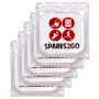 SPARES2GO Lot de 5 Sacs à Poussière compatible avec Titan 16L 20L 30L 40L Aspirateur + Pastilles Désodorisantes