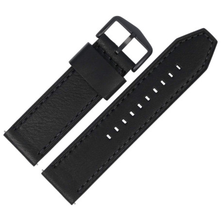 FOSSIL Bracelet De Montre 24mm Cuir Noir - JR-1354 | LB-JR1354