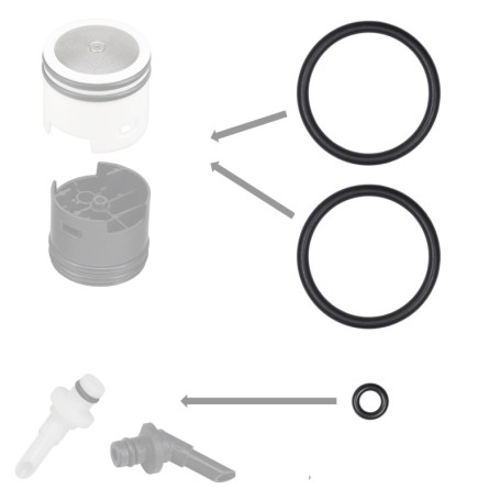 Joint de kit d'entretien de café Snapworld adapté à Krups EA XP ES et Rowenta pour l'ensemble de piston de piston du groupe d'in