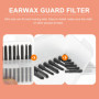 Healifty Filtre De Protection Auditive En Plastique Pour Aides Auditives - Kit De 1 Ensemble Avec Garde De Cire Compatible Avec 