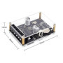 DollaTek Bluetooth 5.0 Amplifier Board 20W 30W 40W Module stéréo Récepteur audio numérique sans fil double canal avec télécomman