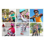 Casque Vélo Enfant VTT et VTC Unisexe Casque de Cyclisme de Réglable de Sport pour BMX Skate Scooter Patines Conçu pour la Sécur