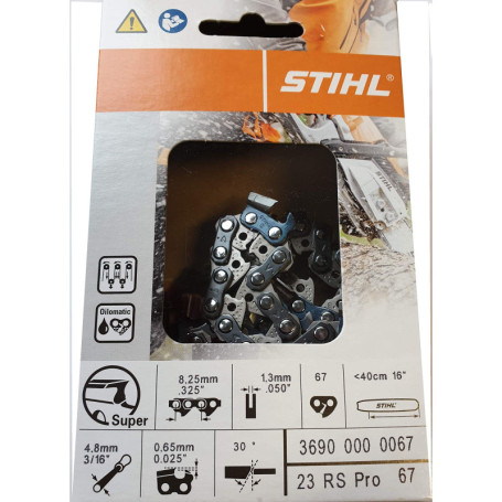 Stihl 3690 000 0067 23 RS Pro Rapid Super Chaîne de tronçonneuse