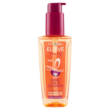 L'Oréal Paris Sérum anti-frisottis Dream Long, sérum anti-crêpe pour cheveux longs, crêpes, 100 ml