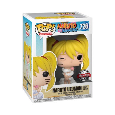 Funko Pop! Animation: Naruto - Naruto Uzumaki - (Sexy Jutsu) - Naruto Shippuden - Figurine en Vinyle à Collectionner - Idée de C