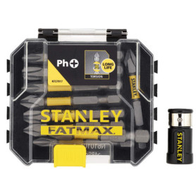 STANLEY - FatMax STA88564-XJ STANLEY Black and Decker Coffret 9 Torsion 50mm PH et Porte-Embouts magnétique
