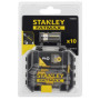 STANLEY - FatMax STA88564-XJ STANLEY Black and Decker Coffret 9 Torsion 50mm PH et Porte-Embouts magnétique