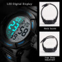 L LAVAREDO Montre numérique pour Homme – Montre de Sport Militaire étanche avec chronographe et rétroéclairage LED pour Homme, 0
