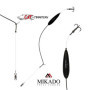 Mikado Montage WelsMontage en Eau de Pluie Worm Rig Bas de Ligne Ø 1,2 mm/78 kg/Pose U 50 g