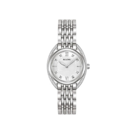 Bulova Mixte Analogique Quartz Montre avec Bracelet en 96R212