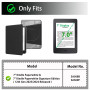 Étui pour Kindle Paperwhite 12ème génération 2025/2024 7" - Étui rotatif à 360° pour Kindle Colorsoft Signature Edition 2024 - S