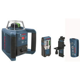 Bosch Professional Laser Rotatif GRL 300 HVG (Faisceau Vert, Cellule de Réception LR 1 G, Portée : jusqu'à 300 m (Diamètre), dan