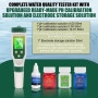 Homcoice PH Mètre 5 en 1, PH EC TDS Salinité Température avec Affichage Simultané Trois Données Innovant, Test pH Piscine IP67 é