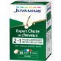 JUVAMINE - Chute de Cheveux : Pousse + Croissance - 6 Actifs Beauté dont Zinc et Biotine - Favorise la Croissance et la Résistan