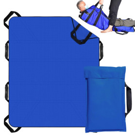 Drap De Glisse Pour Personnes Ãgées 100 * 120 Cm, Slide Sheet With 8 Handles, Patient Transfer Sheet Pour Lève Personnes Pour Pe