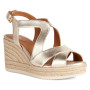 Geox D Ponza Espadrille Wedge SandalesFemme