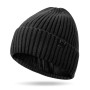 YANIKY Bonnet d'hiver pour homme et femme, doublé en polaire thermique, bonnet de ski, bonnet à revers pour temps froid